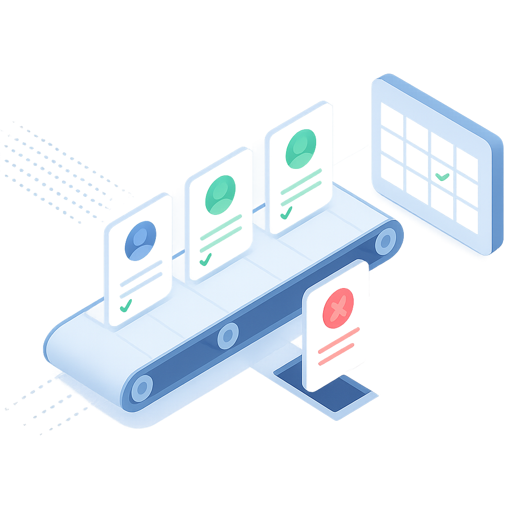Endorsed application fraud prevention pipeline protection illustration